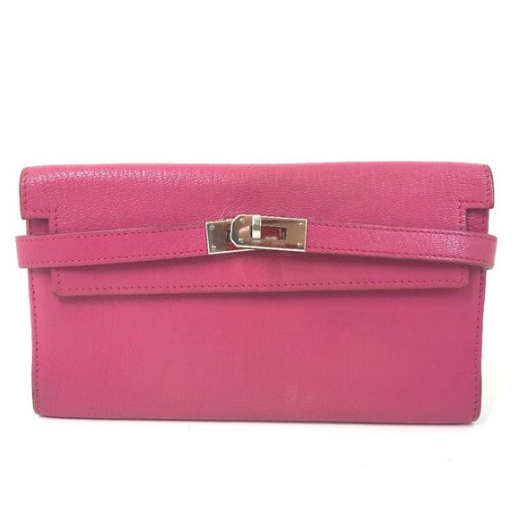 HERMES Pink Wallet - Picture 1 of 14